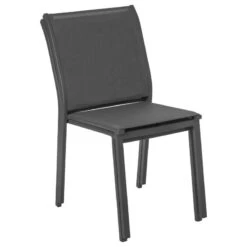 Chaise Extérieur Essentia Graphite/anthracite Hespéride -Mobilier De Jardin chaise exterieur essentia graphite anthracite hesperide 2