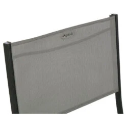 Chaise Pliante Modula Galet/graphite Hespéride -Mobilier De Jardin chaise pliante modula hesperide galet graphite 2