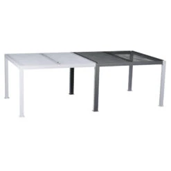 Extension Latérale Pour Pergola Majaé 3,6x3,6m Hespéride -Mobilier De Jardin extension laterale pour pergola majae 36x36m hesperide 1 2