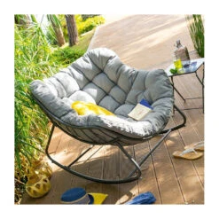 Mobilier De Jardin -Mobilier De Jardin fauteuil bascule exterieur paopao hesperide 1