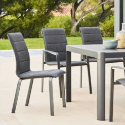 Mobilier De Jardin -Mobilier De Jardin fauteuil repas exterieur diese anthracitegraphite hesperide 1