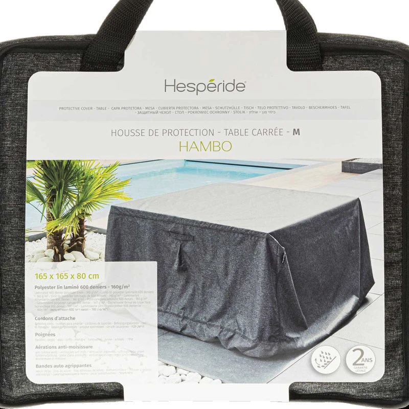 Housse De Protection Pour Table Carrée M Hambo Hespéride 4 Housse De Protection Pour Table Carrée M Hambo Hespéride – Image 4
