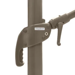 Parasol Décentré Eléa Inclinable Rectangulaire Noisette Hespéride -Mobilier De Jardin parasol decentre elea inclinable 3x4 noisette hesperide 2