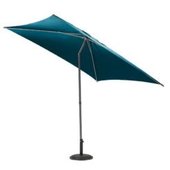Parasol Droit Carré 2,5x2,5m Soya Bleu Canard Hespéride -Mobilier De Jardin parasol droit carre 25x25m soya bleu canard hesperide 2