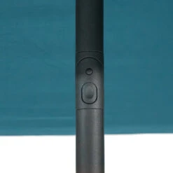 Parasol Droit Carré 2,5x2,5m Soya Bleu Canard Hespéride -Mobilier De Jardin parasol droit carre 25x25m soya bleu canard hesperide 3