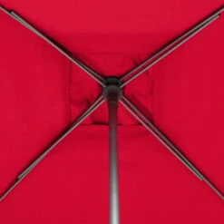 Parasol Droit Carré 2,5x2,5m Soya Grenade Hespéride -Mobilier De Jardin parasol droit carre 25x25m soya grenade hesperide 5