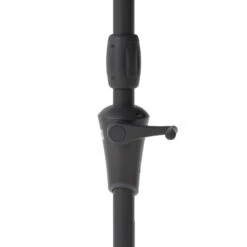 Parasol Droit Rond 2,7m Sisko Ardoise Hespéride -Mobilier De Jardin parasol droit rond 27m sisko ardoise hesperide 1 3