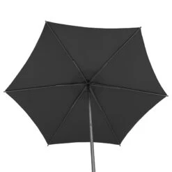 Mobilier De Jardin -Mobilier De Jardin parasol droit rond 27m soya ardoise hesperide 1 1