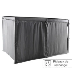 Rideaux Opaques Pour Tonnelle 4x3 M Avila Hespéride
