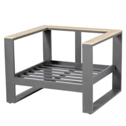 Salon De Jardin Emperia 5p En Aluminium Et Acacia Hespéride -Mobilier De Jardin salon de jardin emperia 5p en aluminium et acacia hesperide 7