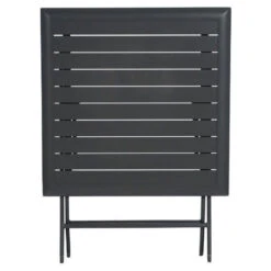 Table Alu Pliante Azua 2 Places Graphite Hespéride 7 Table Alu Pliante Azua 2 Places Graphite Hespéride -Mobilier De Jardin table aluminium azua 2 places noir graphite hesperide 2