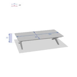 Table Basse Extérieure Embruns Praline Hespéride -Mobilier De Jardin table basse exterieure embruns praline hesperide 2