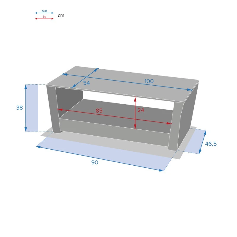 Table Basse Extérieure Polynésia Havane Hespéride 3 Table Basse Extérieure Polynésia Havane Hespéride – Image 3