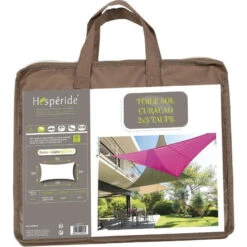 Toile Solaire 3x2m Curacao Taupe Hespéride -Mobilier De Jardin toile solaire rectangulaire 2x3m luxe hesperide curacao taupe 2