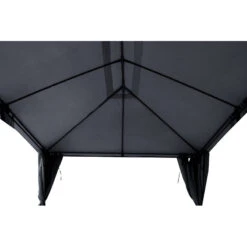 Tonnelle 3x4 M Santorini Gris Ardoise Hespéride 8 Tonnelle 3x4 M Santorini Gris Ardoise Hespéride -Mobilier De Jardin tonnelle hesperide santorini gris 3