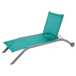 Transat Milenio émeraude Et Graphite Hespéride -Mobilier De Jardin transat milenio emeraude et graphite hesperide 2